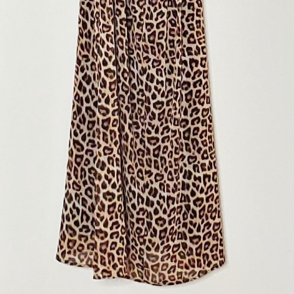 Forever 21 Leopard Print Sleeveless Long Dress - Picture 4 of 5